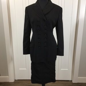 Glamorous Dolce and Gabbana vintage wool skirt suit
